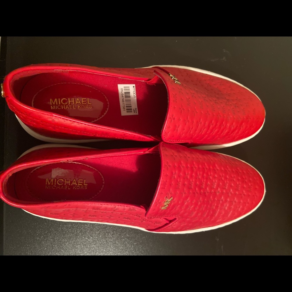 Red MK Slip On Shows